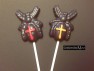 1304 Black Widow Spider Chocolate or Hard Candy Lollipop Mold